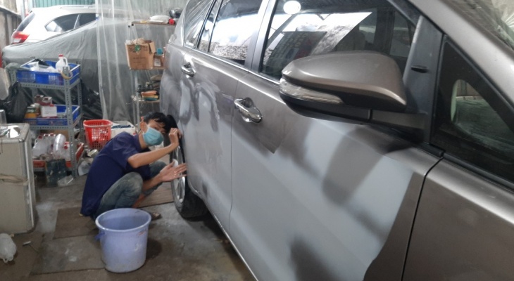 Làm sơn chi tiết theo yêu cầu khách hàng